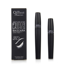 Qibest 2PCS / Set 3D Abstuse Eyes Fiber Lashes Тушь для ресниц